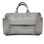 Mysis Moda 7110 Çok Amaçlı Unisex Bebek Bakım Çantası Gri