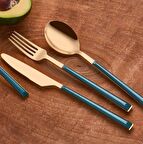 Neva Mentol Çatal Kaşık Bıçak Seti- 24 Parça