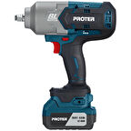 Proter PST 1532 WS Kömürsüz Darbeli Şarjlı Somun Sökme 20V 4Ah 1/2' 1700 N.m