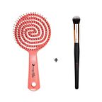 Nascita Pro Üç Boyutlu Saç Fırçası 2 + Nascita Oval Yapılı Kapatıcı Fırçası 136