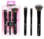 Nascita 3'lü Siyah Makyaj Fırça Seti - 101