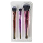 Nascita 3'lü Metalik Makyaj Fırça Seti - 104