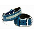 Doggie Yumuşak Dokulu Reflektifli Köpek Boyun Tasması Mavi SBT-2045 M