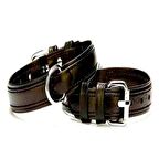 Doggie Flotter Deri Sade Boyun Tasması Siyah 1,5X30cm