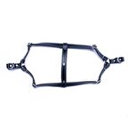 Doggie Konfor Ronın Deri Göğüs Tasması Siyah 1,5x40 45 Cm 