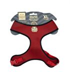 Doggie Dokuma Havalı Junıor Göğüs Tasma Kırmızı 2x50-65 Cm 