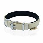 Doggie Softlu Köpek Boyun Tasması 2 cm x 40 cm Haki