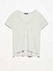V Yaka Basic T-shirt