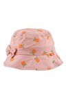 Kitti Kız Çocuk Maksi Şapka Pudra
