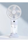 Su Buharlı Şarjlı 3 Hızlı Standlı Mini Fan Vantilatör
