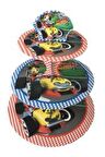MİCKEY ROADSTER KEK STANDI 3 KATLI