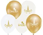 Balon Unicorn Metalik ( 100 Adet )
