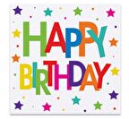 Peçete Happy Birthday Superstar 33 Cm ( 16 Adet )