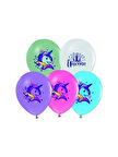 Lisanslı Unicorn Baskılı Balon 8li