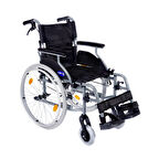 Comfort Plus Hafif Alüminyum Tekerlekli Sandalye | Katlanabilir ve Refakatçi Frenli Model DM-317