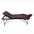 Comfort Plus Masaj Masası Bordo | Alüminyum Ayaklı, Ayarlanabilir Yükseklik, Taşıma Çantalı GA-305