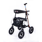 Comfort Plus Rolatör Yürüteç | Büyük Tekerlekli, Alüminyum Şase, Transfer Sandalyeli DM-800