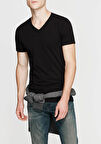 Mavi 061748-900 Erkek Stretch V Yaka T-Shırt Sıyah T-Shirt