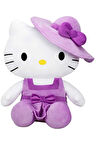 Hello Kitty Şapkalı Peluş 50 cm. - Mor