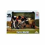 Çiftlik Hayvanları Seti İnek ve Koyunlu