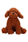 Poddle Köpek Peluş 33 cm - Koyu Kahverengi