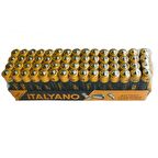 İtalyano ITL-AAA İnce Kalem Pil / Pakette 60 Adet Bulunur