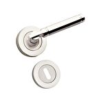 Hira Verda Nikel Saten Rozetli Kapı Kolu Alüminyum Oda