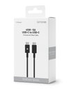 45W 5A Type-C to Type-C Süper Hızlı Şarj ve Data Kablosu CE Belgeli Samsung Uyumlu - SPK-17 Siyah