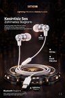 İphone X-11-12-13-14 Serileri Uyumlu Bluetooth Bağlantılı İphone Kablolu Mikrofonlu Kulaklık SPD-04