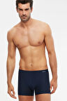 Domenico Çizgili Erkek Boxer Lacivert
