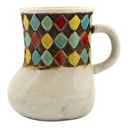 Vitale Slim Krem Seramik Vazo AK.FU0027