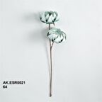 Vitale İnci Yeşil Süpürmeli Göbekli Model Yapay Çiçek AK.ESR0021