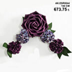 Vitale Yapay Duvar Çiçeği Mor Ortanca AK.ESR0044