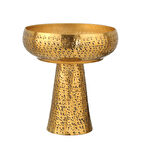 PİRİNÇ KADEH ÇİÇEKLİK ORTA 23*25 CM