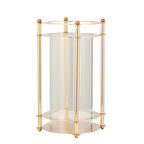 Vitale Dilan Cam Mumluk Gold 20x20x40 cm AK.JD0077