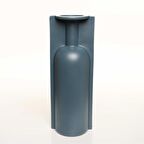 Vitale Lıp Koyu Gri Vazo Büyük 13*10*36 Cm AK.JL0011