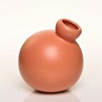 Vitale Suncoral Yuvarlak Kiremit Vazo 13*13*15 Cm AK.JL0025