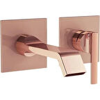 Vitra A4278229 Suit Sıva Üstü Grubu Ankastre Lavabo Bataryası Soft Bakır