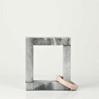 Vitale Gri Mermerli Dekor Obje 17*8*19Cm AK.P215.367848