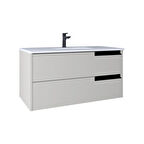 Kobos Eylül 100 cm Lavabo Dolabı Vanilla Grey KB100049