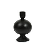 Vitale Seramik Siyah Büyük Mumluk AK.JP0012