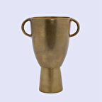Vitale Metal Kulplu Vazo 16*24*30 cm