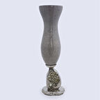 Vitale Tarnıshed Cam Metal Vazo 15*15 cm