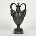 Vitale Metal Green Kapaklı Vazo 14*20*38 cm