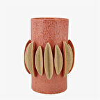 Vitale Seramik Kırmızı Summer Vazo 20*20*27 cm