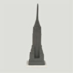 Vitale Mermer Metal Empire State Dekor13*13*40 cm