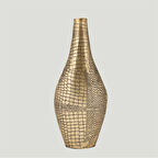 Vitale Metal Krokodil Küçük Armut Vazo 8*18*45 cm