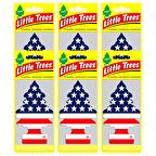 Little Trees Amerikan Bayraklı Vanilla Pride Oto Kokusu 6 Adet