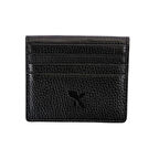 Karalı Hakiki Deri Kartlık Siyah K593-1