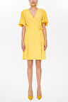 Sarı Anvelop mini elbise 93225 | 40